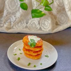 A picture of Leftover Mashed Potato Pancakes.