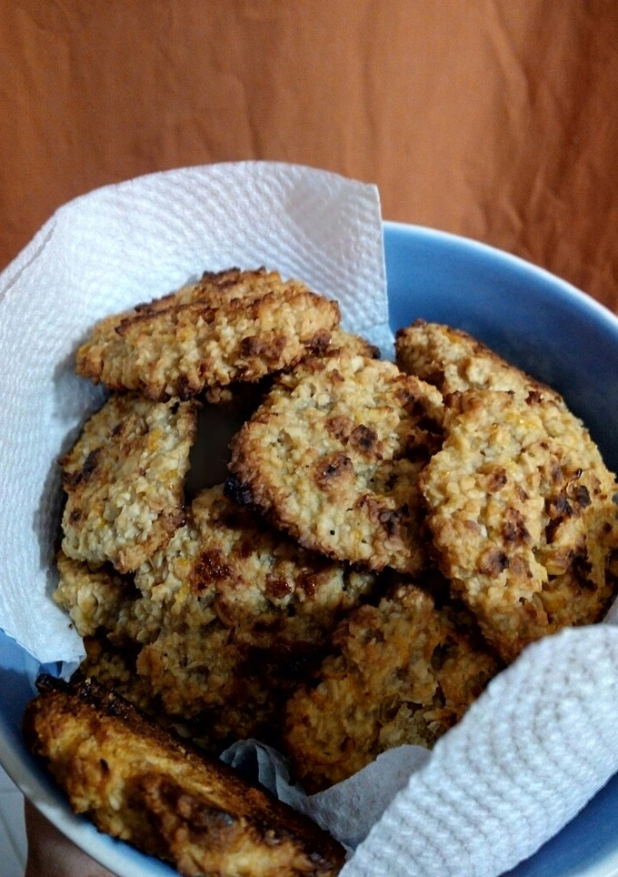 Una foto de Galletas de avena de naranja, sin huevos y harina🍪