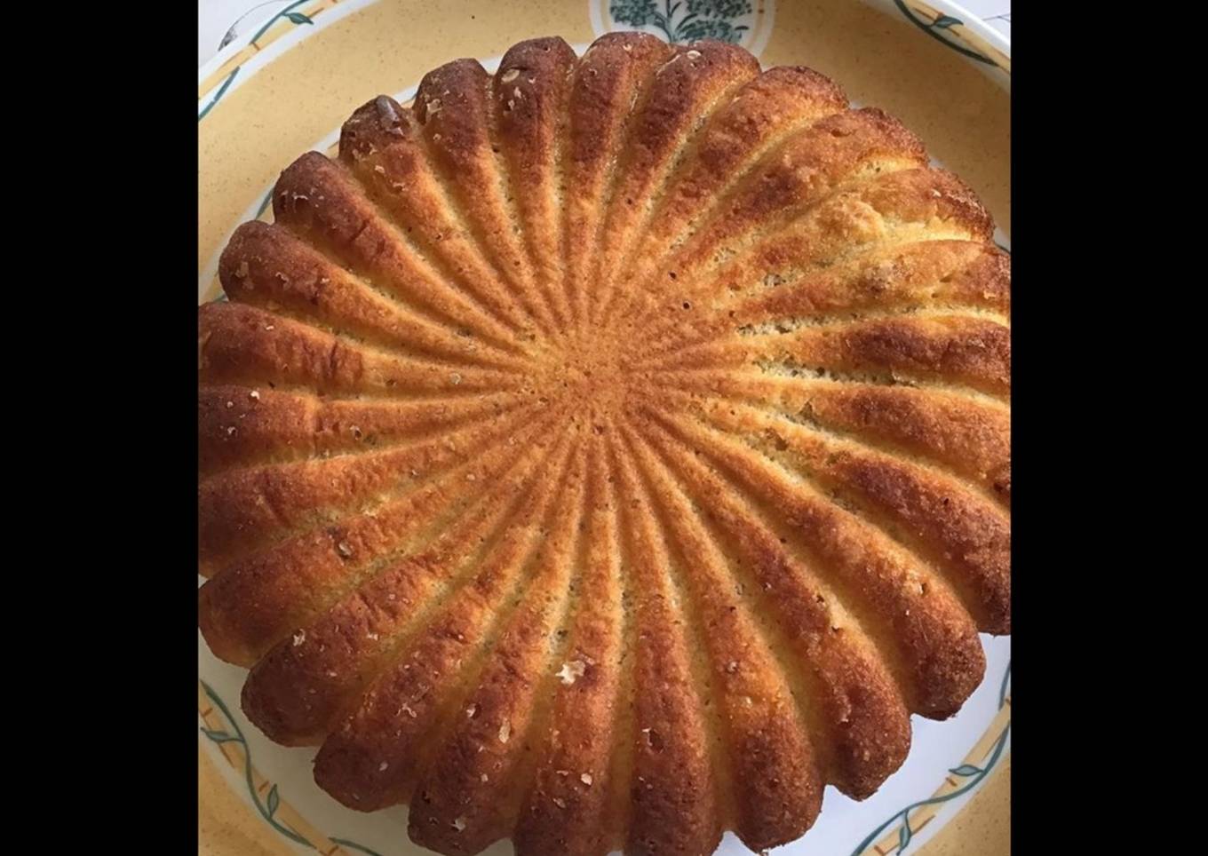 Gâteau moelleux ala banane et citron vert