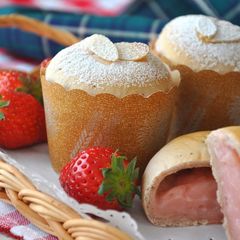 A picture of Strawberry Cream Bread.