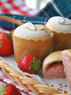 A picture of Strawberry Cream Bread.