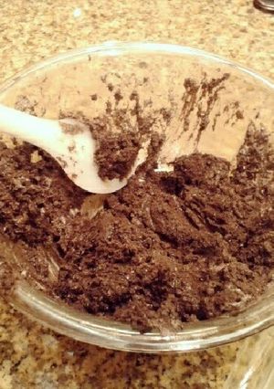 A picture of Amazing NO COOK Oreo/Marshmallow Dough :).