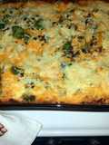 Eggplant and Broccoli Parmesan (with meat substitute)