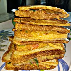 A picture of Simplest Veg Sandwich.