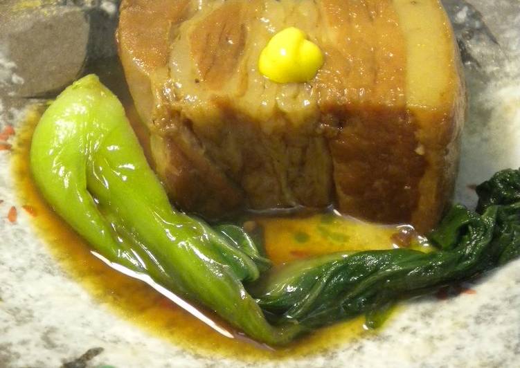 Easiest Way to Prepare Ultimate Japanese-Style Stewed Pork Chunks
