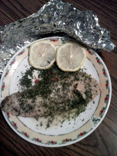 A picture of Gluten free Foil fish.