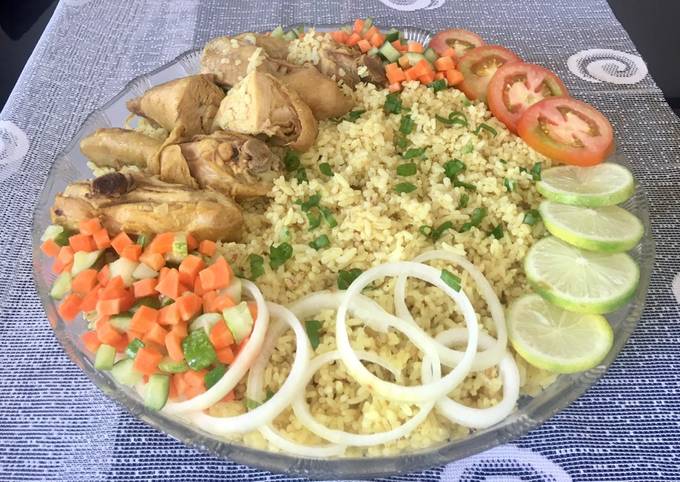 Standar Resep enak memasak Nasi mandi ala keluarga Rima (beras biasa)  lezat