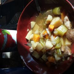 A picture of crock pot beef stew.