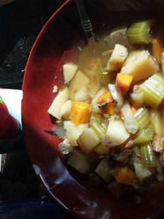 A picture of crock pot beef stew.