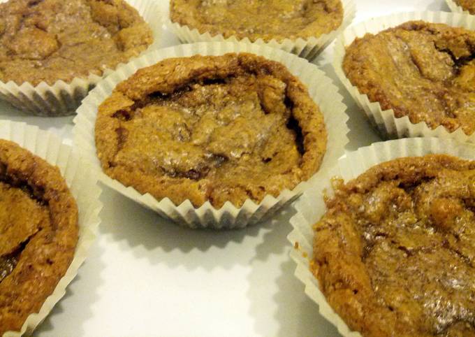 Recipe of Homemade Peanut Butter and Nutella Muffins