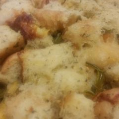 A picture of Jalapeño Foccacia Stuffing.
