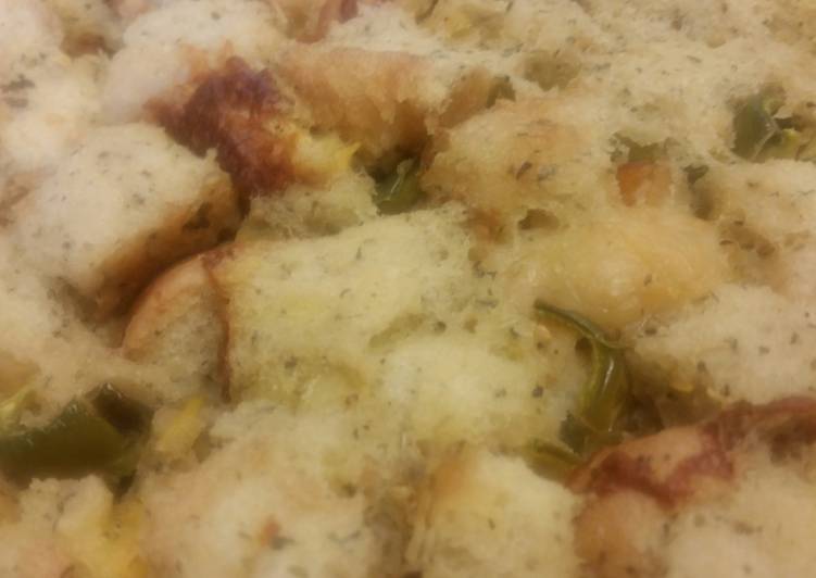 How to Prepare Homemade Jalapeño Foccacia Stuffing