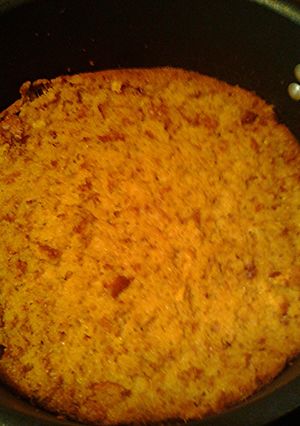 A picture of Cornbead dressing with vegetarian option, no oven options.