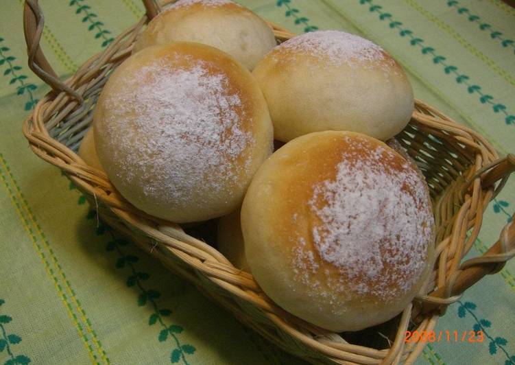 Steps to Make Quick Fluffy Soy Bread Rolls with Rice Flour