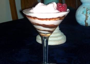 Unique Recipe Drunken Raspberries and cream Delicious Perfect