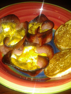 A picture of omelet pockets.
