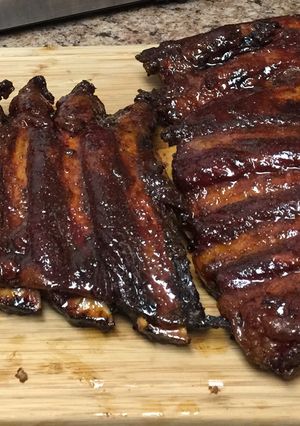 A picture of Maple Bourbon Beef Back Ribs.