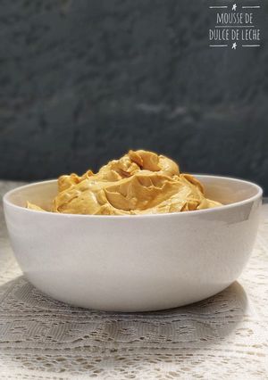 Una foto de Mousse de dulce de leche