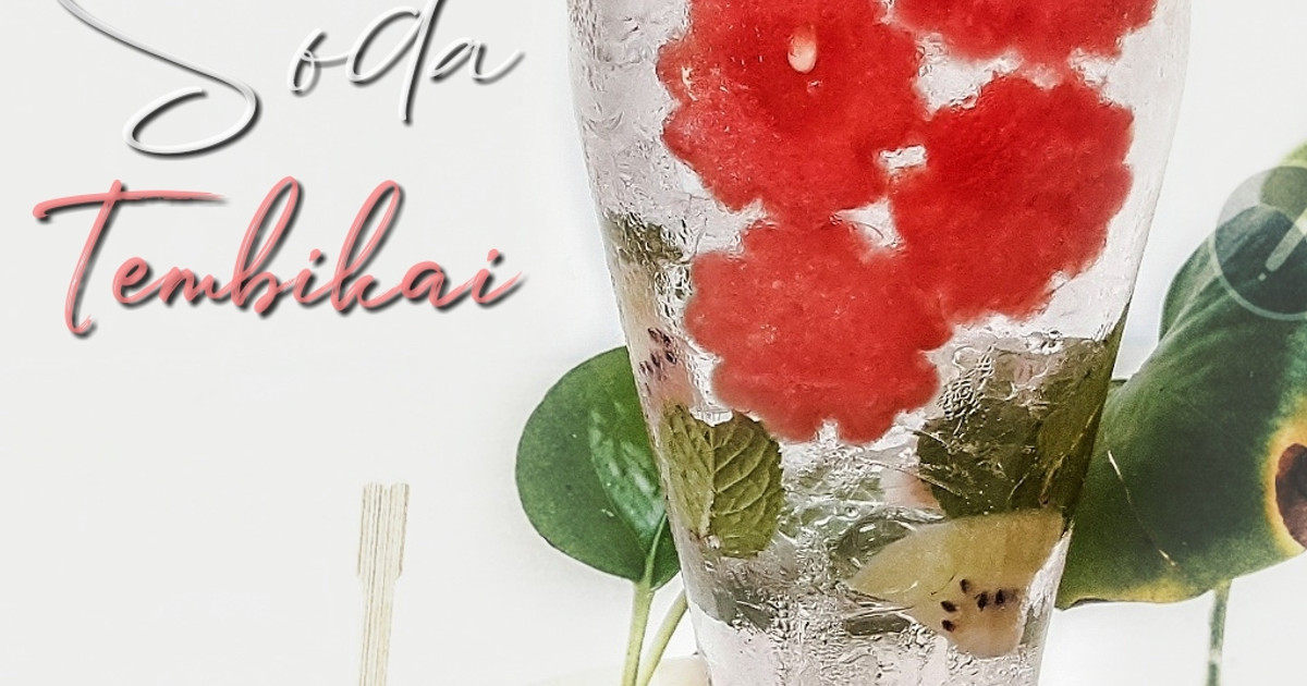 Resipi Soda Tembikai# Minuman # Maraton Raya oleh Ila Dila - Cookpad