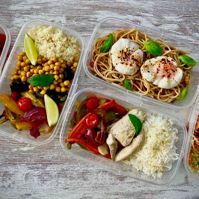 Meal prep saludable Receta de Guille Rodriguez- Cookpad