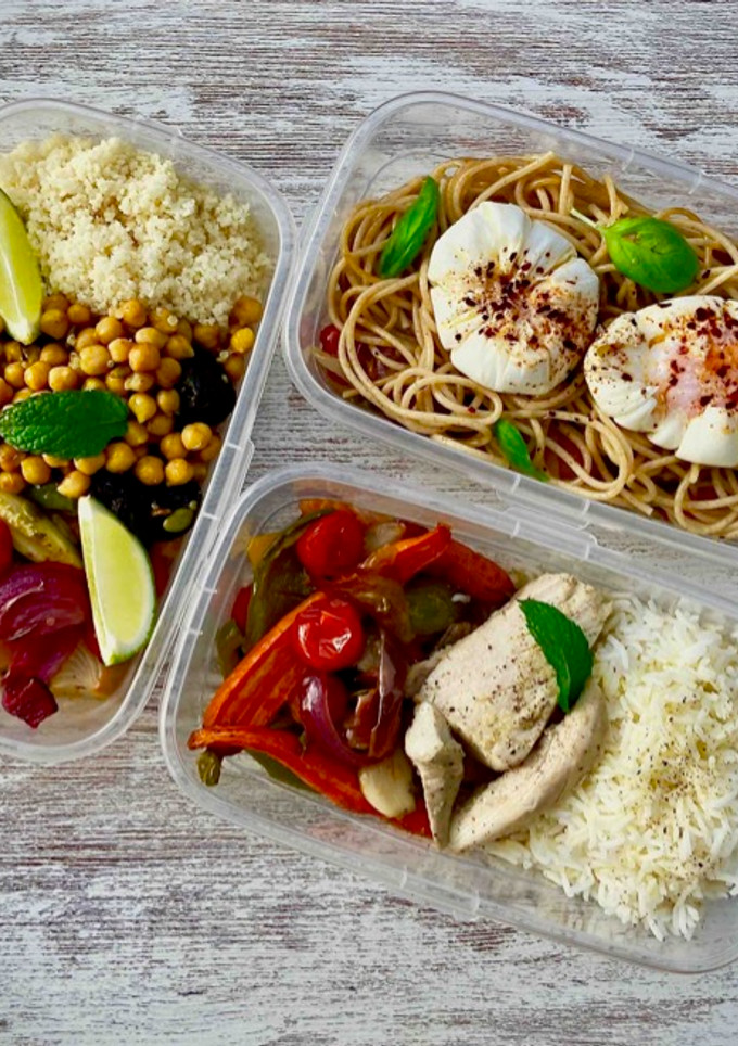 Una foto de Meal prep saludable