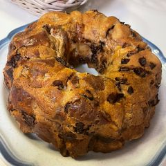 A picture of Chocolate Milk Bread Pudding.