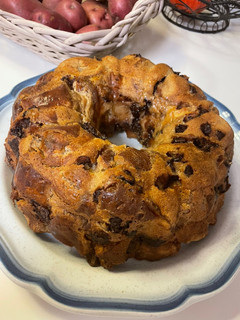 A picture of Chocolate Milk Bread Pudding.