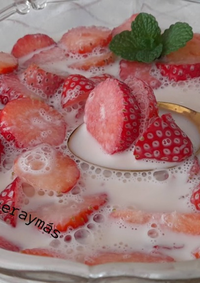 Una foto de Fresas con miel