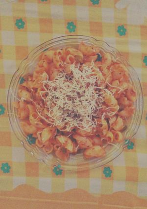 A picture of Red Creamy Sauce Pasta.