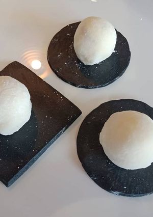 Hình của món Mochi filling - Bánh Mochi nhân kem.