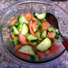A picture of 3 minutes Salad.