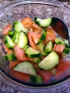 A picture of 3 minutes Salad.