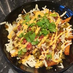 A picture of Chilli cheese wedges.