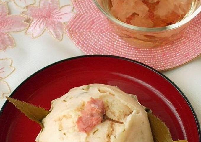 How to Prepare Award-winning Steamed Sakura Buns for a Spring Aduki Filling