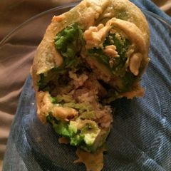 Deep Fried Stuffed Avocado A picture of Deep Fried Stuffed Avocado.