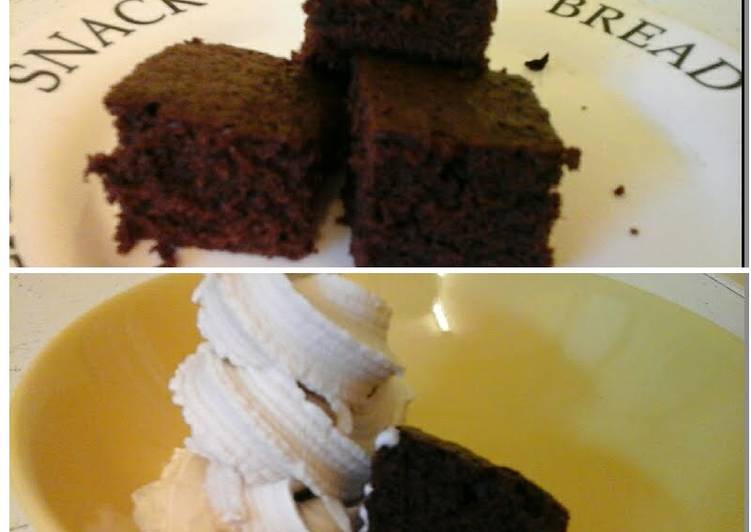 Steps to Serve Tasty Triple Chocolate Crispie Brownies :chef