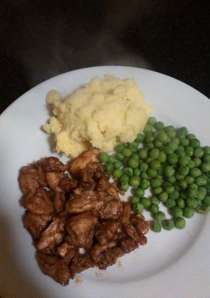 A picture of Sticky Honey and Balsamic Vinegar Chicken.