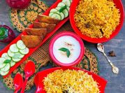A picture of chicken aloo ki biryani