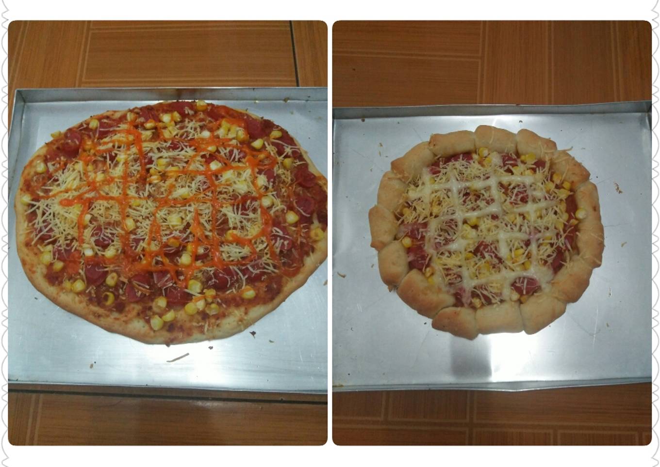 Pizza ulen 3 menit Otang(Oven tangkring)..