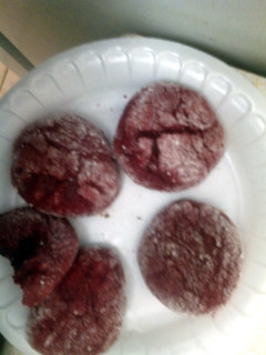 A picture of Red velvet cookies.