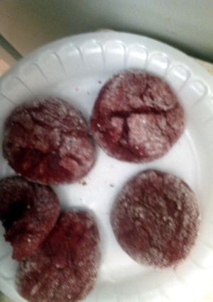 A picture of Red velvet cookies.