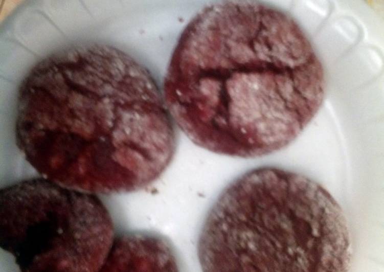 Step-by-Step Guide to Prepare Homemade Red velvet cookies