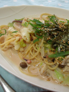 A picture of Salt Preserved Squid Pasta.