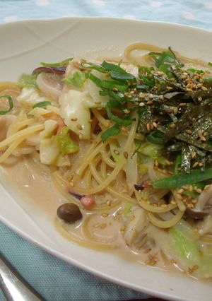 A picture of Salt Preserved Squid Pasta.