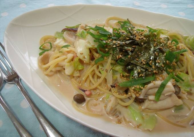 Salt Preserved Squid Pasta