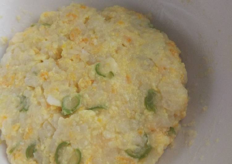 Nasi Tim Telur Sayur MPASI 9m+ (Memasak menggunakan Slow Cooker)