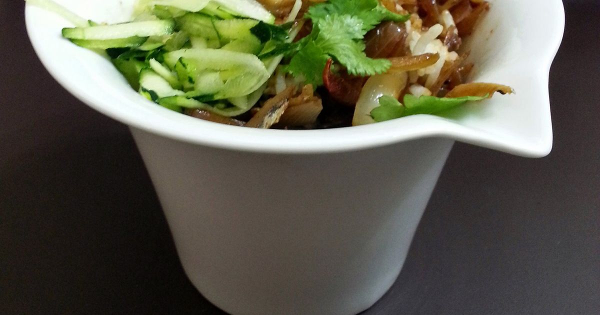 Anchole Rice Dried Anchovies And Onion Rice Recipe by Lyii G