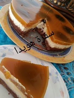صورة لوصفة طريقة عمل حلا الزبادي والكريم كرمل وبسكوت الاوريو