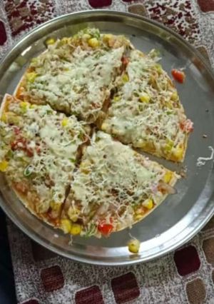ભાખરી પીઝા રેસીપી મુખ્ય ફોટો