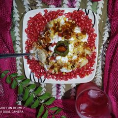 A picture of Idli Chat.